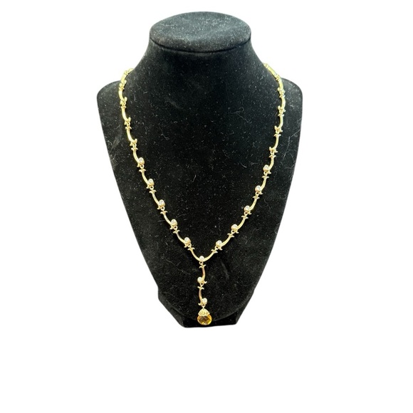 Avon “Extraordinary Briolette Vine” Y-Shaped Necklace NIB vintage 2005 - Picture 1 of 8